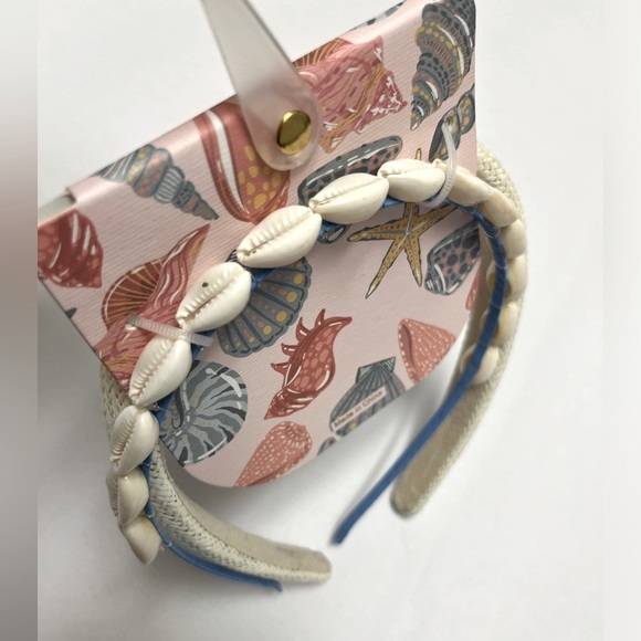 Pink Linen Accessories - NWT ⚜️🐚⚜️ Pink Linen sea shells Hair Headband set of 2